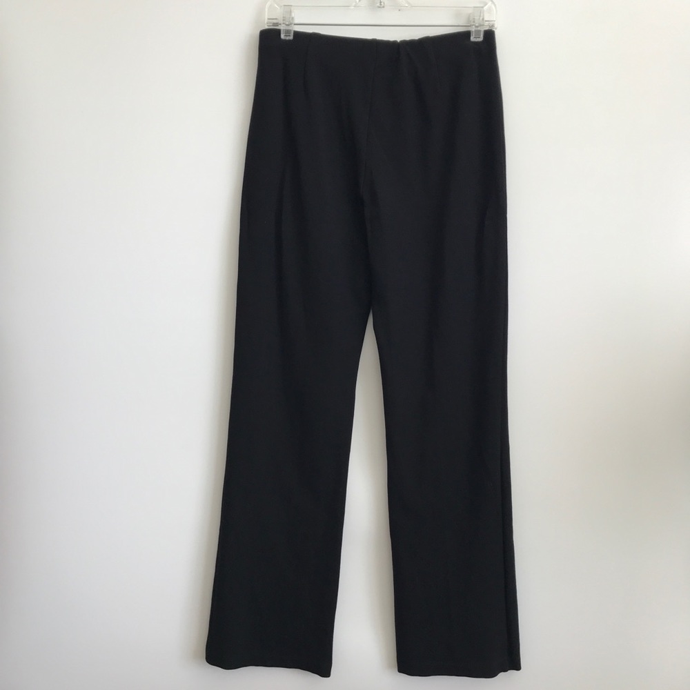 Eileen Fisher Black Elastic Waistband Pants